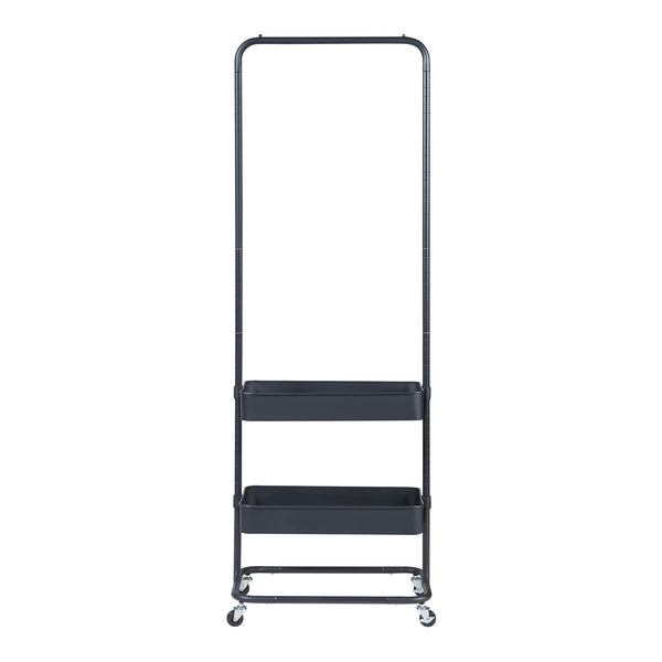 Klädställning Kumad på hjul 174,5x58x36 cm [en.casa]