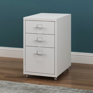 Rullcontainer Kökar med 3 lådor [en.casa] - premiumXL