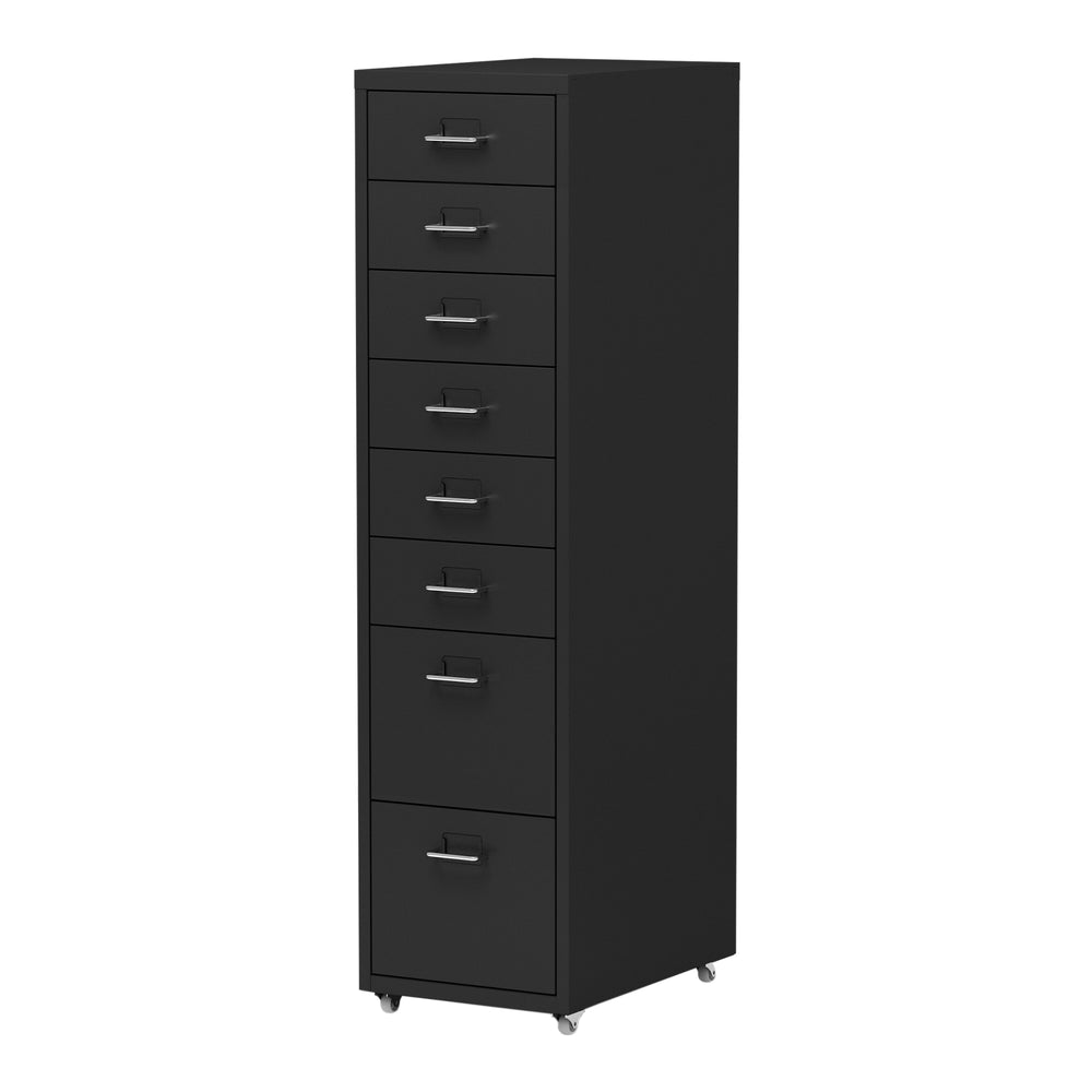 Rullhurts Kökar med 8 lådor 109x28x41 cm [en.casa] - premiumXL