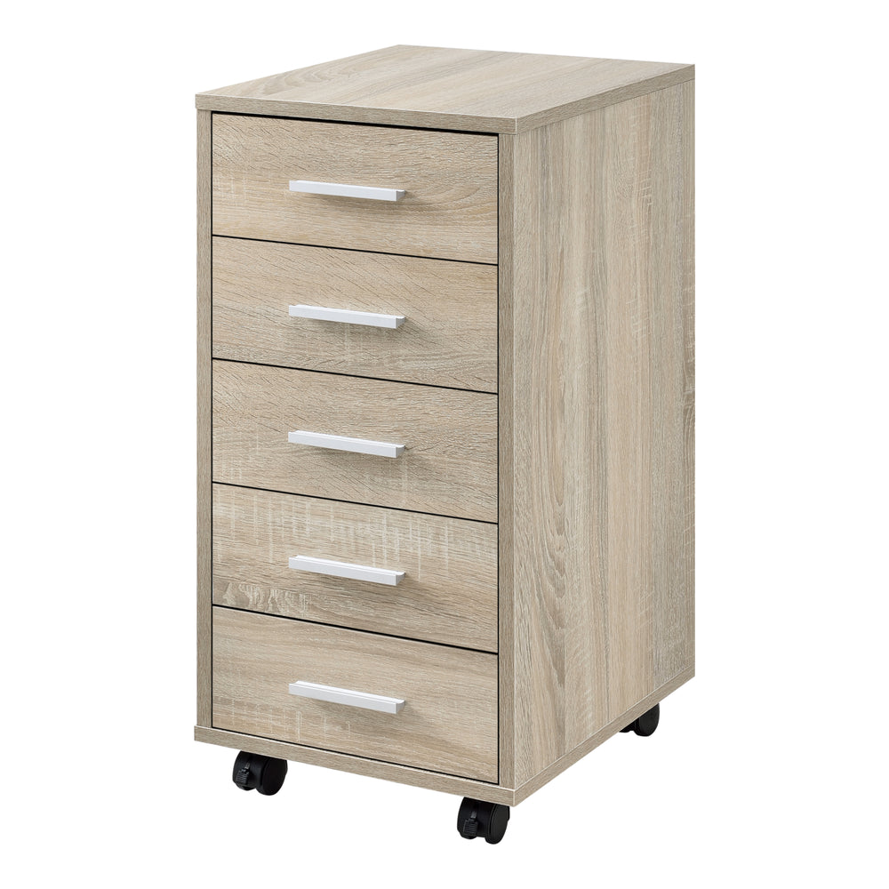 Rullcontainer Stockholm 63x33x38 cm med 5 lådor i olika färger en.casa - premiumXL