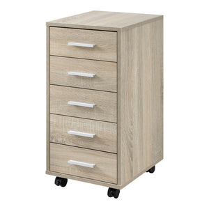 Kontorsskåp på hjul 63x33x38cm 5 lådor [en.casa] välj modell