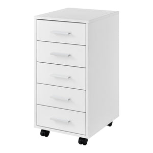 Kontorsskåp på hjul 63x33x38cm 5 lådor [en.casa] välj modell
