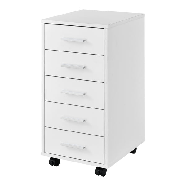 Kontorsskåp på hjul 63x33x38cm 5 lådor [en.casa] välj modell