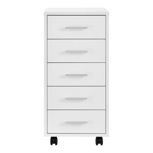 Kontorsskåp på hjul 63x33x38cm 5 lådor [en.casa] välj modell