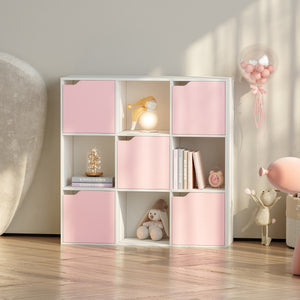 Hylla Ljunshund för barn 90x90x30 cm [en.casa] 