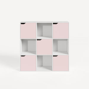 Hylla Ljunshund för barn 90x90x30 cm [en.casa] 