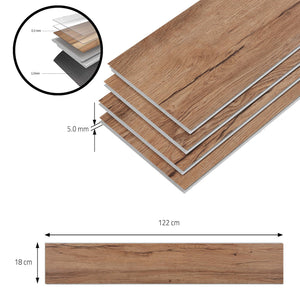 SPC Klickgolv Okapirg Dekordeklar 122 x 18 cm [NY.TRÄ]