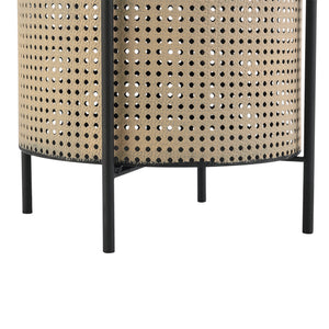 Soffbord Beaumont metall svart sandfärg [en.casa] välj modell
