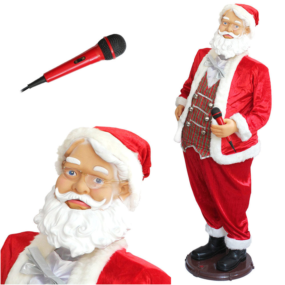 Stor dansande och sjungande jultomte [lux.pro]® välj modell