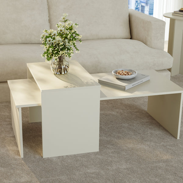Sattybord 2-pack Sotapim [en.casa]