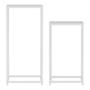 Satstbord Åseral set om 2 stål 54,5x30x30 cm [en.casa] välj modell