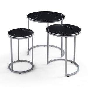 Sattsbord Bornholm i 3-pack i olika färger [en.casa]