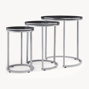 Sattsbord Bornholm i 3-pack i olika färger [en.casa]