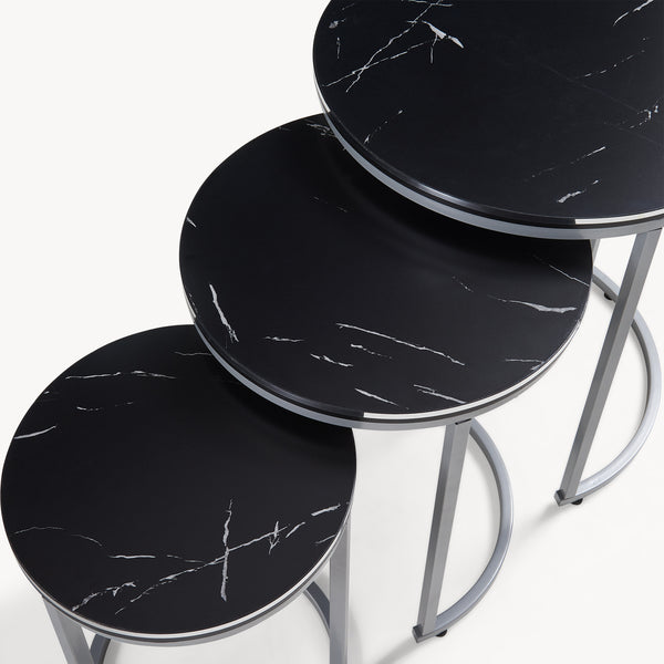 Sattsbord Bornholm i 3-pack i olika färger [en.casa]