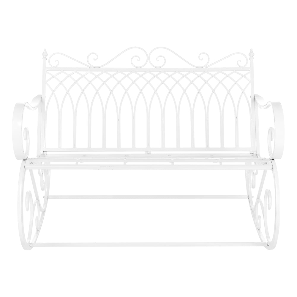 Gungbänk Greenough 85x113x95cm i lantlig stil i olika färger en.casa - premiumXL