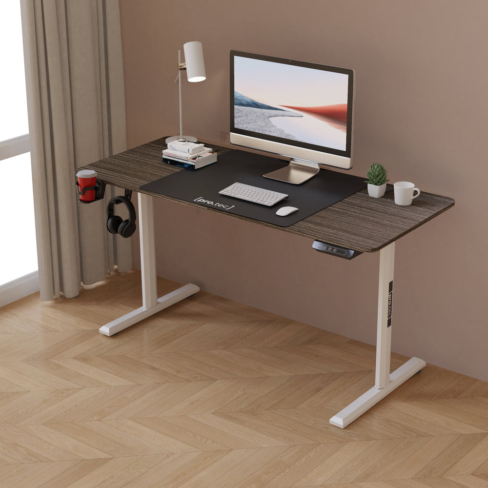 Höj- och sänkbart bord Hayward 140x60 cm i olika färger [pro.tec] - premiumXL