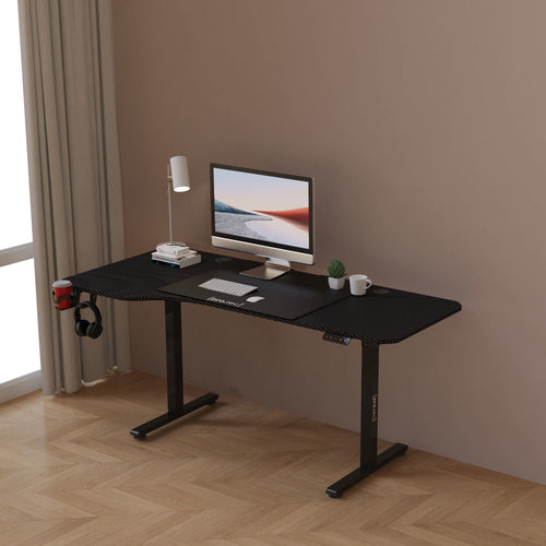 Höj och sänkbart skrivbord Virolahti 160x60/75x73-118 cm [pro.tec] välj modell