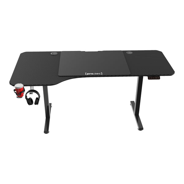 Höj och sänkbart skrivbord Virolahti 160x60/75x73-118 cm [pro.tec] välj modell