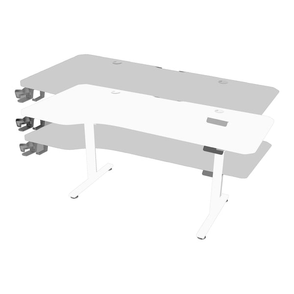 Höj och sänkbart skrivbord Virolahti 160x60/75x73-118 cm [pro.tec] välj modell