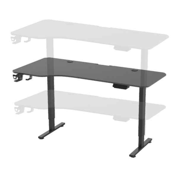 Höj och sänkbart skrivbord Virolahti 160x60/75x73-118 cm [pro.tec] välj modell