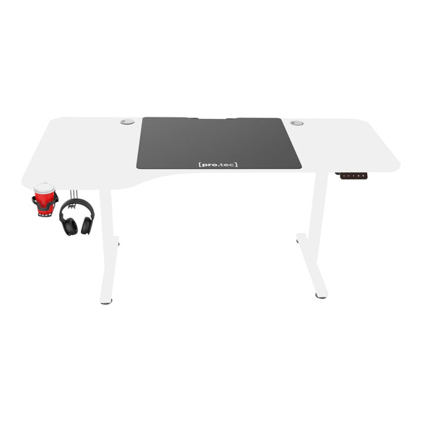 Höj och sänkbart skrivbord Virolahti 160x60/75x73-118 cm [pro.tec] välj modell