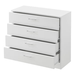 Byrå Drammen med 4 lådor 67x70x30cm högglans [en.casa] välj modell
