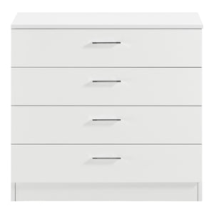 Byrå Drammen med 4 lådor 67x70x30cm högglans [en.casa] välj modell
