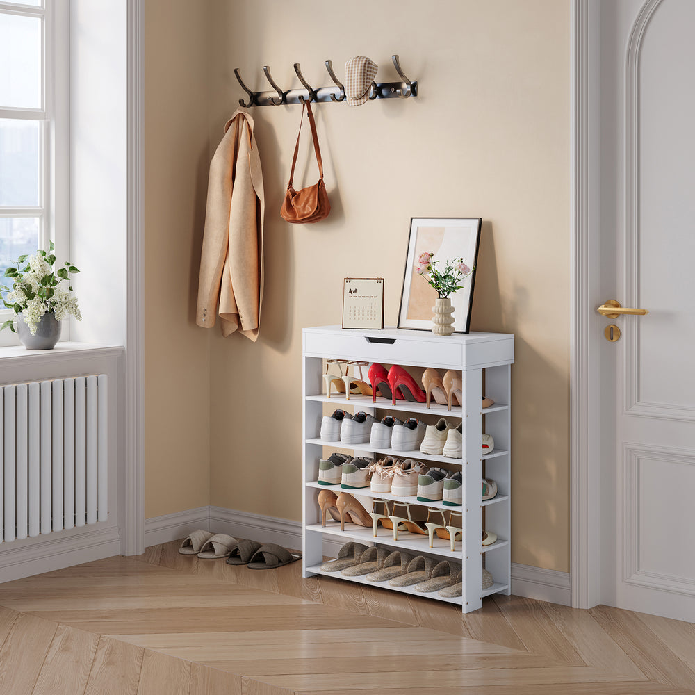 Fristående hylla Boppeelo 94x75x30 cm [en.casa]