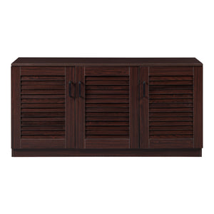 Skoskåp Løten 125x36x62cm Wenge [en.casa]