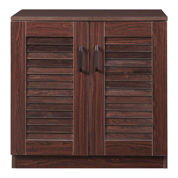 Skoskåp Løten 63x36x62cm Wenge [en.casa]