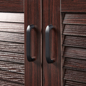 Skoskåp Løten 63x36x62cm Wenge [en.casa]