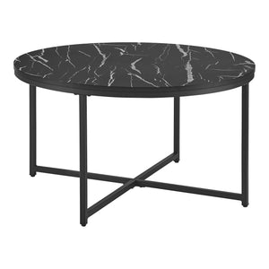 Soffbord Uppvidinge 45xØ80 cm marmormönster [en.casa] välj modell