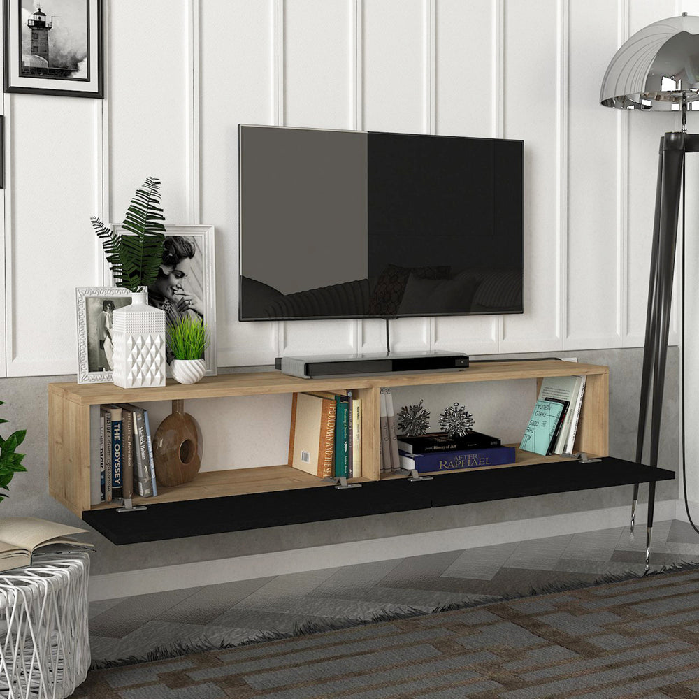 TV-skåp Toivakka 135x31x25cm i olika färger [en.casa] - premiumXL