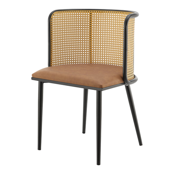 Stol Flen set om 2 metall rotting 75x52x49 cm [en.casa] välj modell