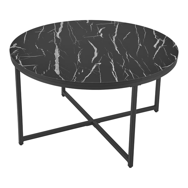 Soffbord Uppvidinge 45xØ80 cm marmormönster [en.casa] välj modell