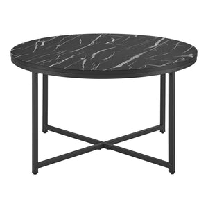 Soffbord Uppvidinge 45xØ80 cm marmormönster [en.casa] välj modell