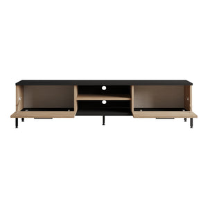 TV-bord Lempäälä med 2 förvaringsfack 160 x 35 x 39 cm i olika färger [en.casa]