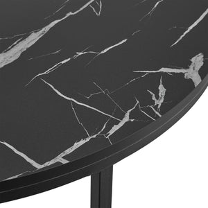 Soffbord Uppvidinge 45xØ80 cm marmormönster [en.casa] välj modell