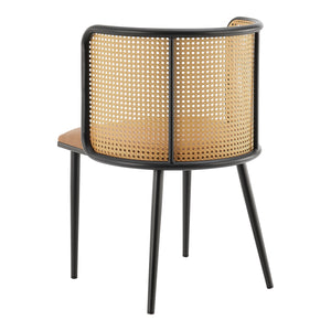 Stol Flen set om 2 metall rotting 75x52x49 cm [en.casa] välj modell