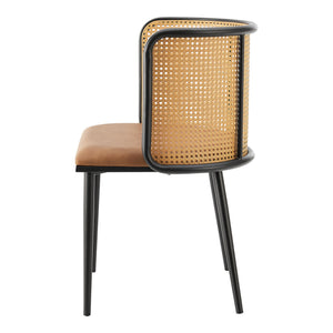 Stol Flen set om 2 metall rotting 75x52x49 cm [en.casa] välj modell