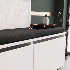 Skoskåp Brande med vadderad sits 42x80x35 cm [en.casa] välj modell