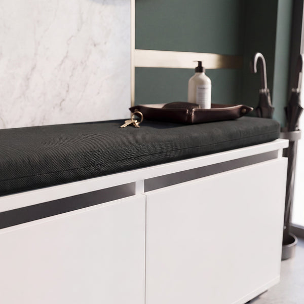 Skoskåp Brande med vadderad sits 42x80x35 cm [en.casa] välj modell