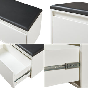 Bänk Degerfors med skoförvaring för 3 par skor [en.casa] välj modell