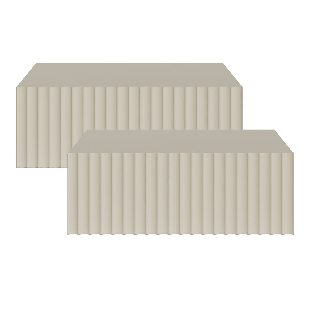 Flytande nattduksbord 2-pack Nand [en.casa]