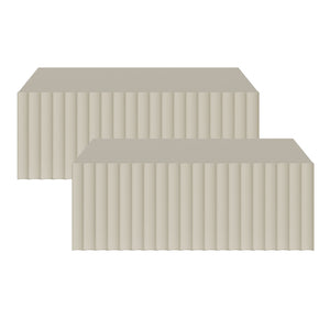 Flytande nattduksbord 2-pack Nand [en.casa]
