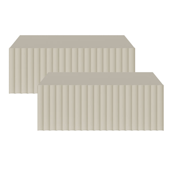 Flytande nattduksbord 2-pack Nand [en.casa]