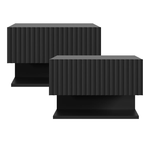 Flytande nattduksbord 2-pack Nand [en.casa]