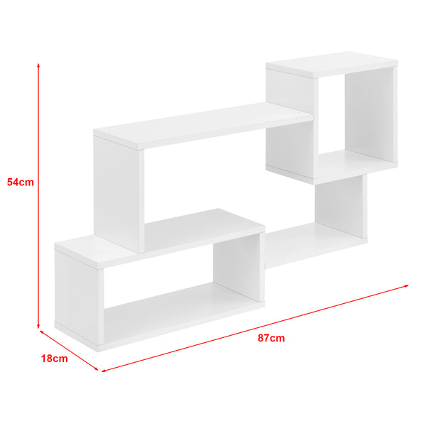 Vägghylla Kvinesdal 87x18x54cm [en.casa]