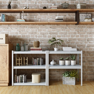 Austrheim kraftiga hyllplan 90x40x183cm i olika färger [en.casa]