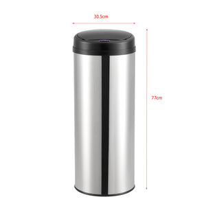 Soptunna med sensor i olika färger och storlekar Färger och storlekar en.casa